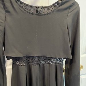 Wet Seal romper - black, size small